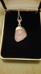 Blessed Amethyst Pendant On Chain