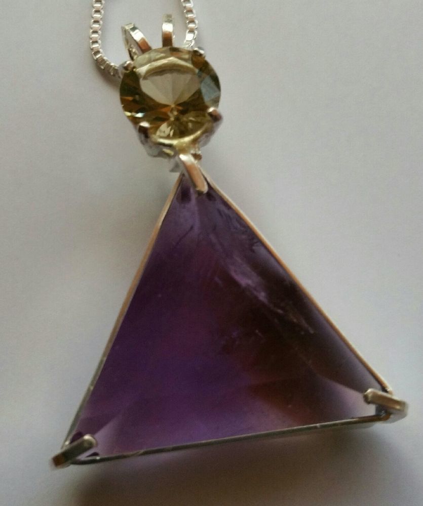 Blessed Amethyst Vogel With Citrine